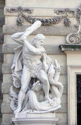 Hercules slaying the Lernaean Hydra
