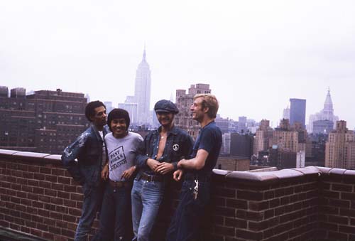 Cool Gay Men on Balcony, New York 1974