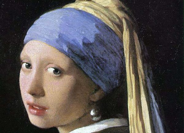 Girl with a Pearl Earring, 46.5 x 40 cm, Mauritshuis Den Haag 1665